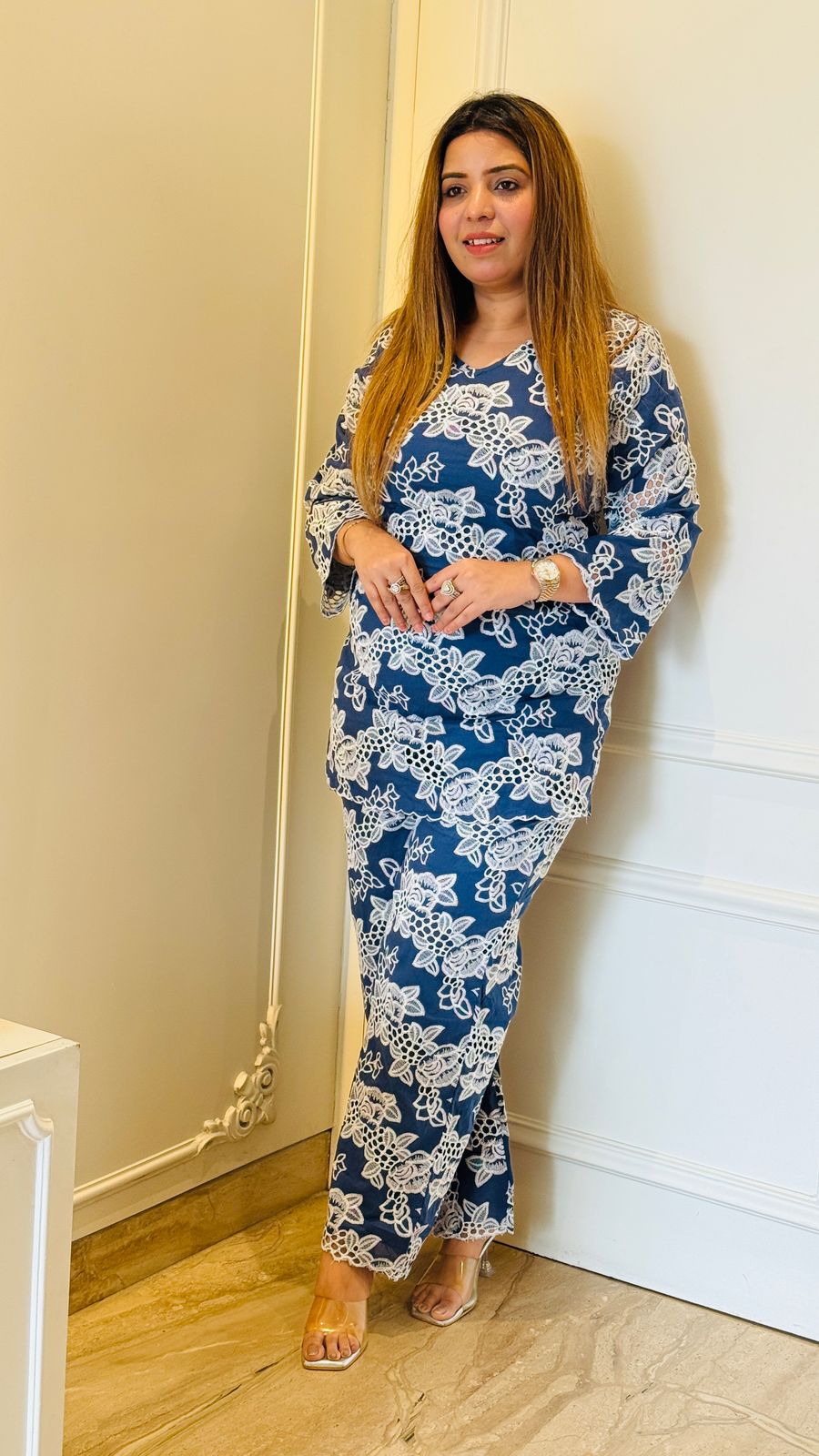 Elegant Charm Cordset - Blue